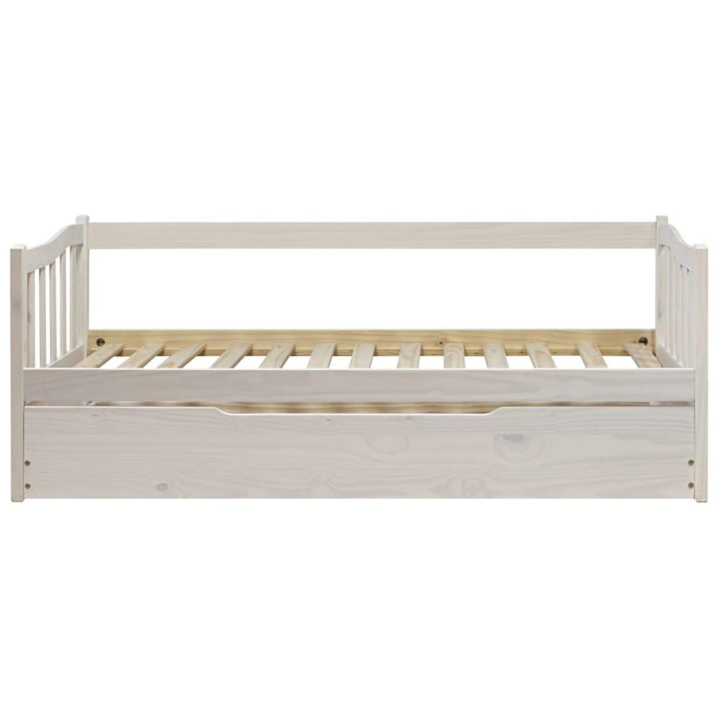 Venprodin | Cama Nido de Pino Maciza Blanca - 90X190