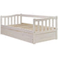 Venprodin | Cama Nido de Pino Maciza Blanca - 90X190