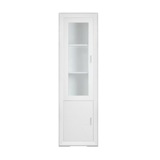 Vitrina Una Puerta - 57x190x41.5 cm - Varios Colores