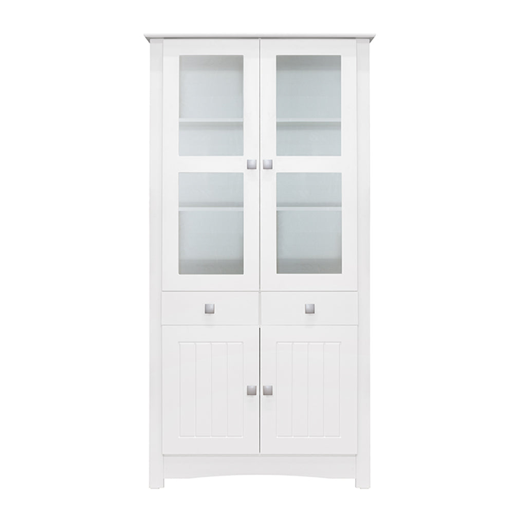 Venprodin | Vitrina Dos Puertas  - 100x192x40 cm - Blanco