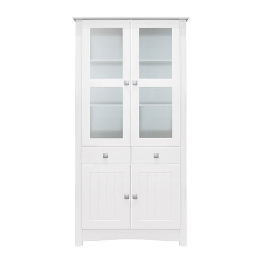 Venprodin | Vitrina Dos Puertas  - 100x192x40 cm - Blanco